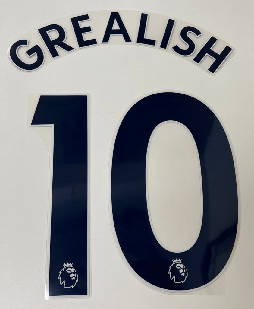 Original Trikot-Flock Premier League 23cm - GREALISH 10