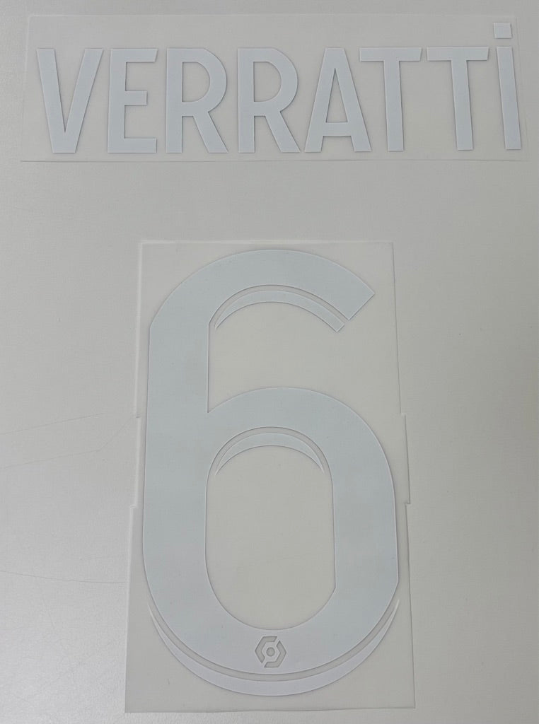 Original Paris Saint-Germain Trikot-Flock 20cm - VERRATTI 6