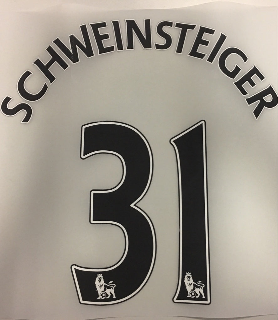 Original Premier League Trikot-Flock 16cm - SCHWEINSTEIGER 31