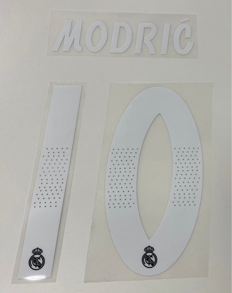 Original Real Madrid Trikot-Flock 17cm - MODRIC´ 10