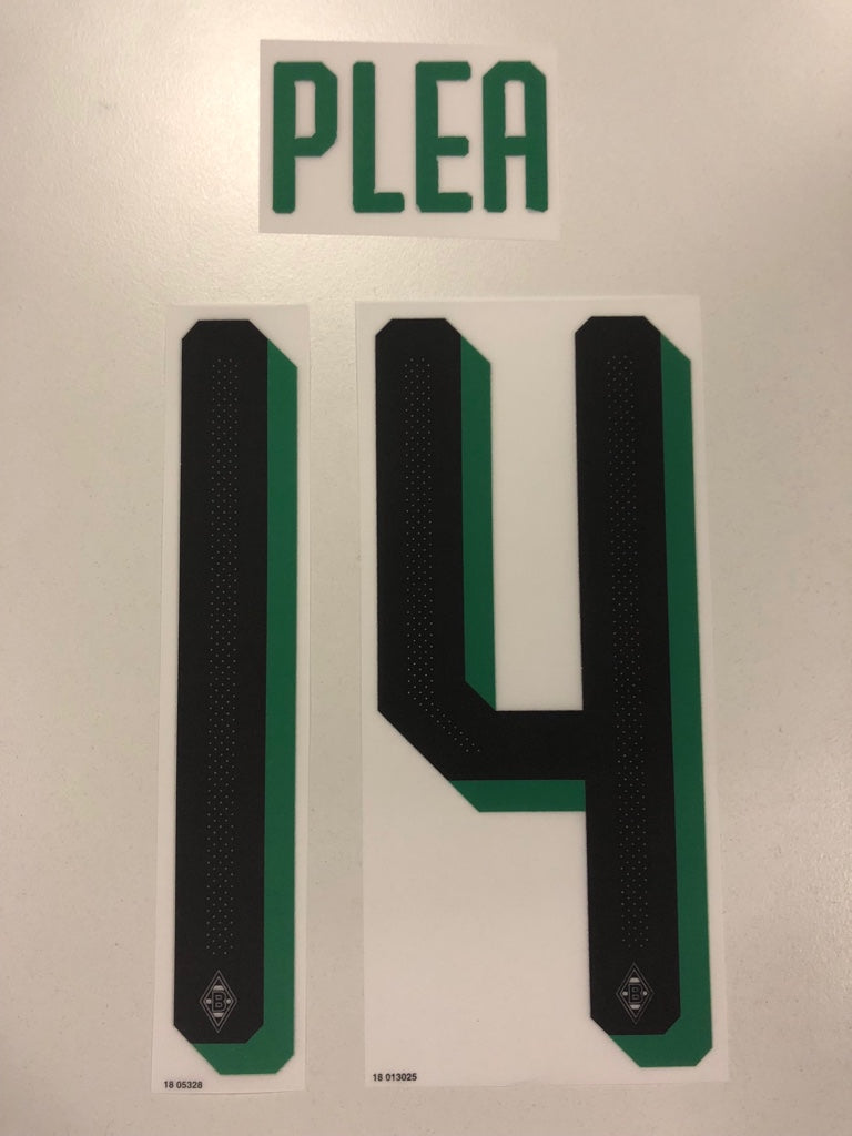 Original Borussia Mönchengladbach Trikot-Flock 20cm - PLEA 14