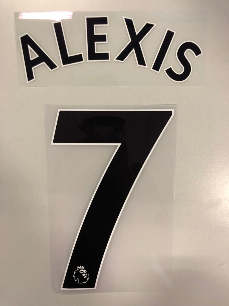 Original Trikot-Flock Premier League 23cm - ALEXIS 7