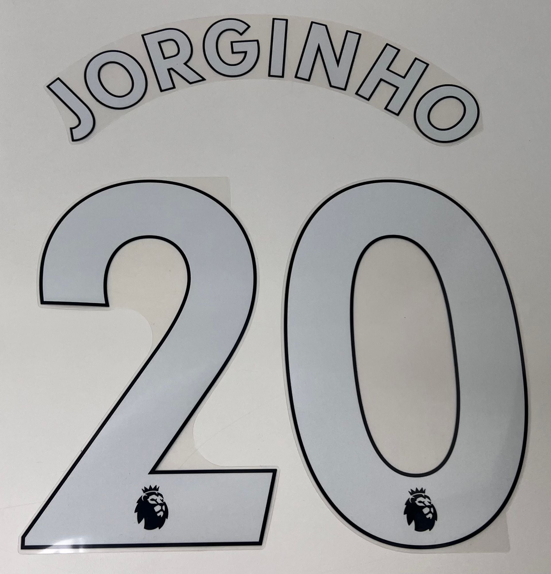 Original Premier League Trikot-Flock 23cm - JORGINHO 20