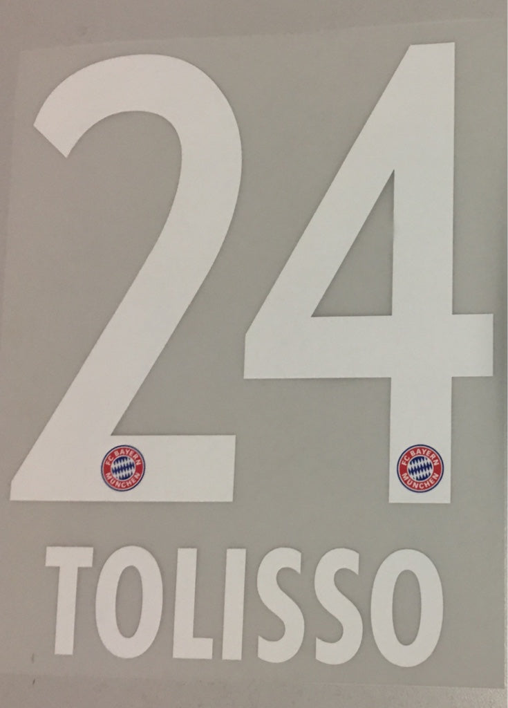 Original FC Bayern München Trikot-Flock 17cm - TOLISSO 24