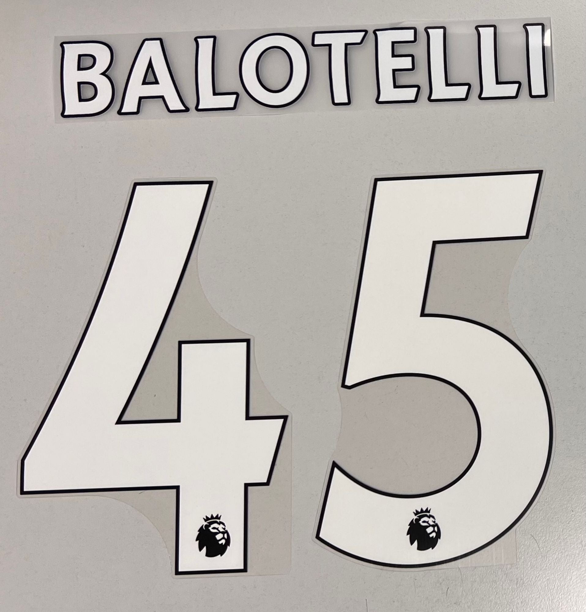 Original Premier League Trikot-Flock 23cm - BALOTELLI 45