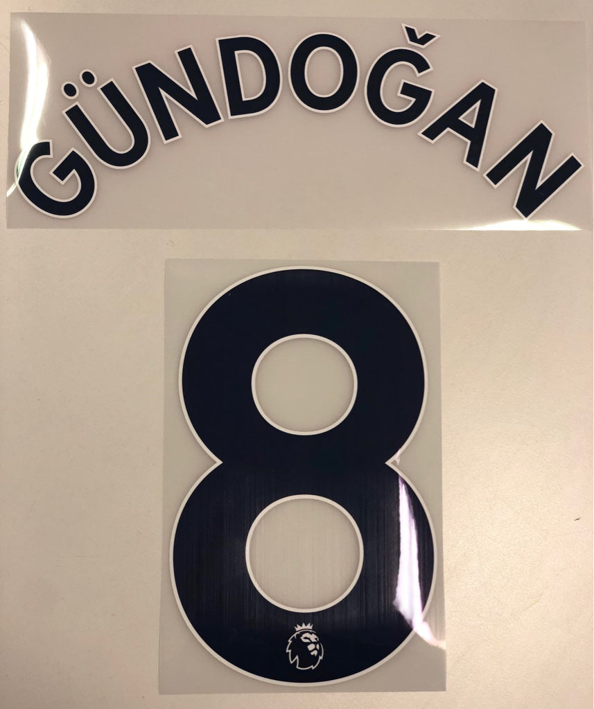 Original Premier League Trikot-Flock 23cm - GÜNDOGAN 8