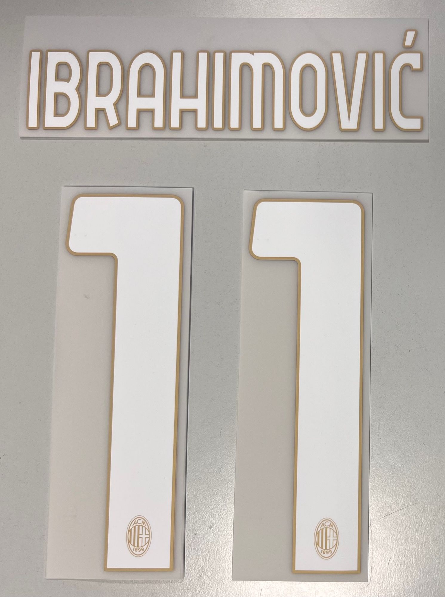 Original AC Mailand Trikot-Flock 25cm - IBRAHIMOVIC 11