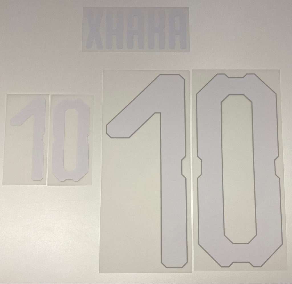 Original Trikot-Flock Schweiz 25cm - XHAKA 10