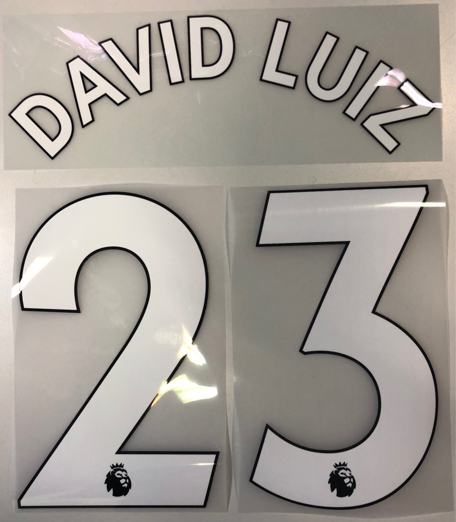 Original Premier League Trikot-Flock 23cm - DAVID LUIZ 23