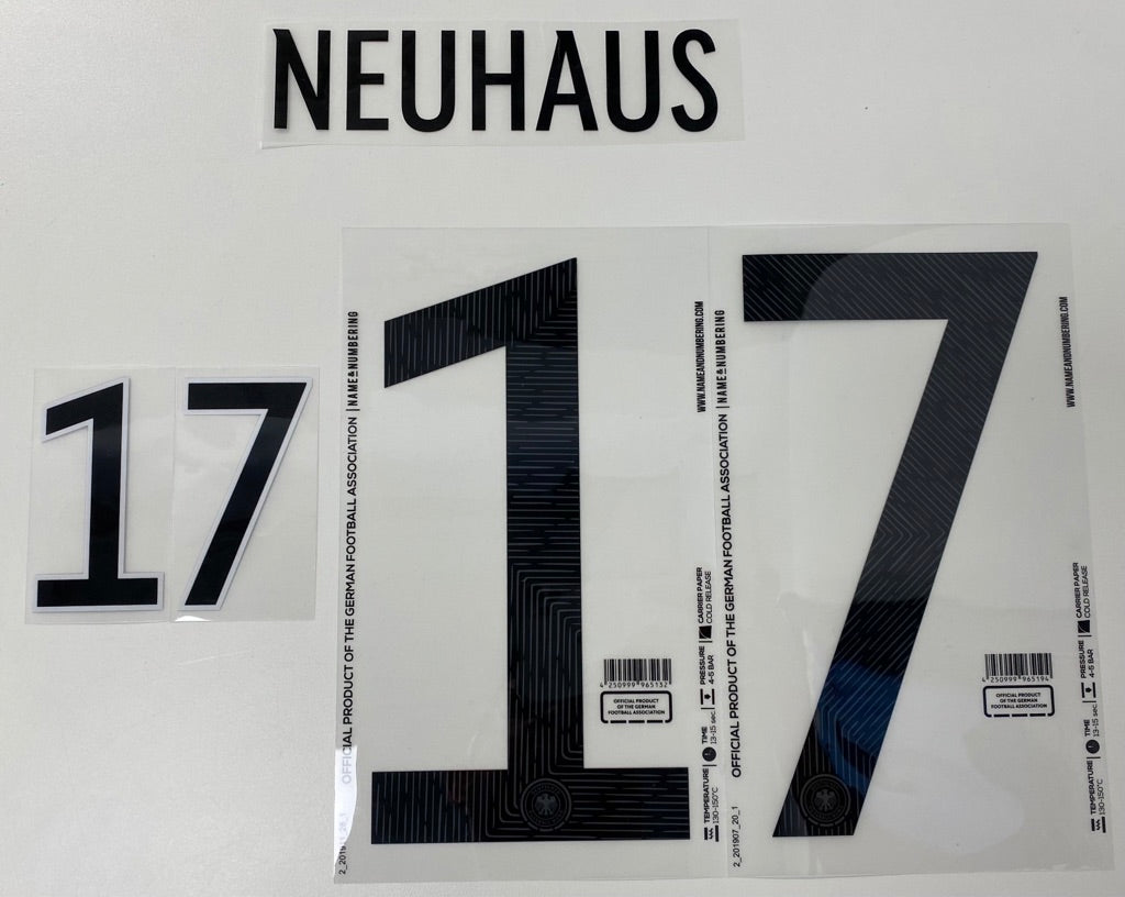 Original EM 20 DFB Deutschland Home Trikot-Flock - NEUHAUS 17