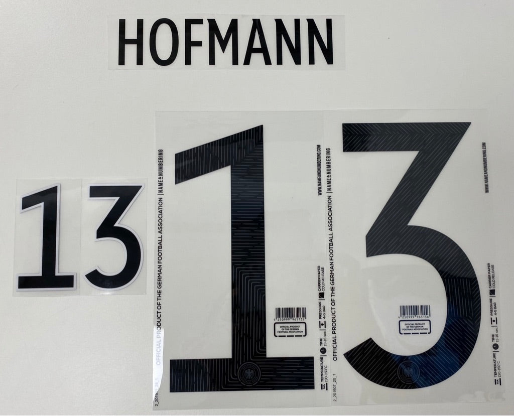 Original EM 20 DFB Deutschland Home Trikot-Flock - HOFMANN 13