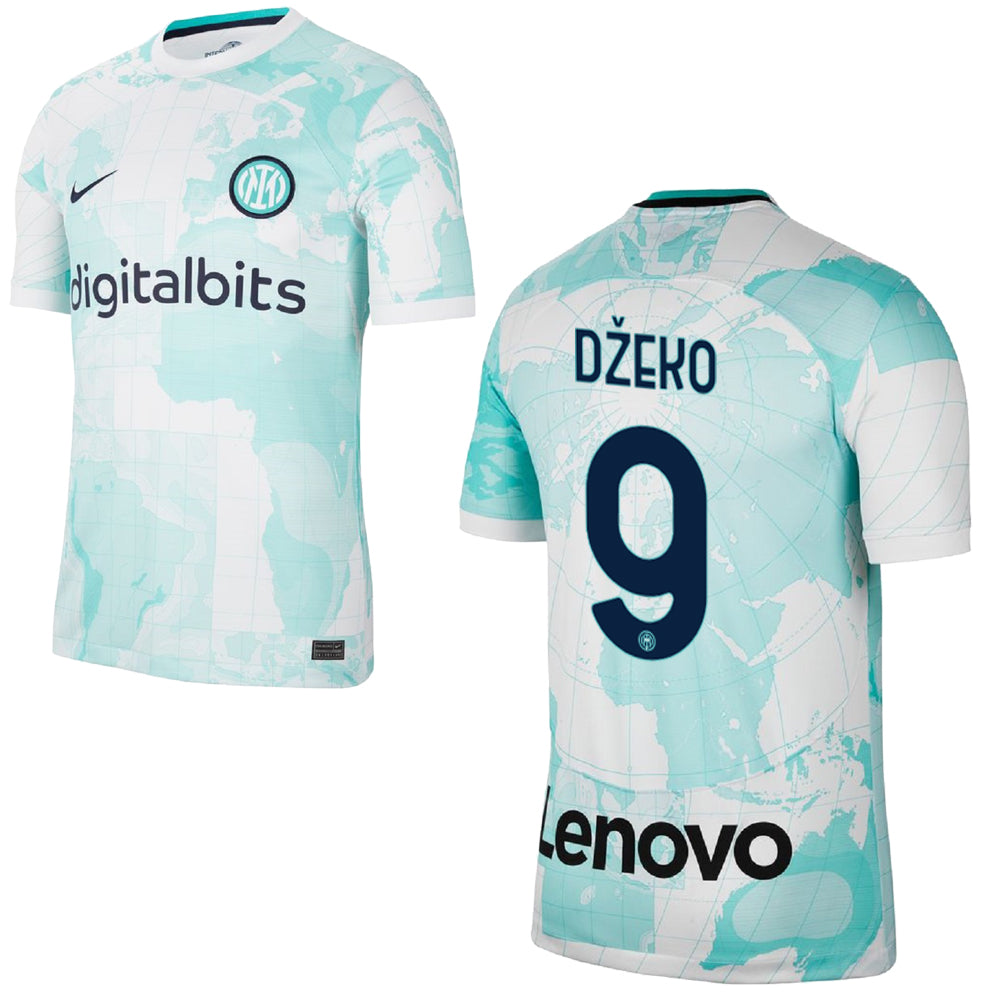 nike INTER MAILAND Trikot Away Kinder 22 / 23 - DZEKO 9