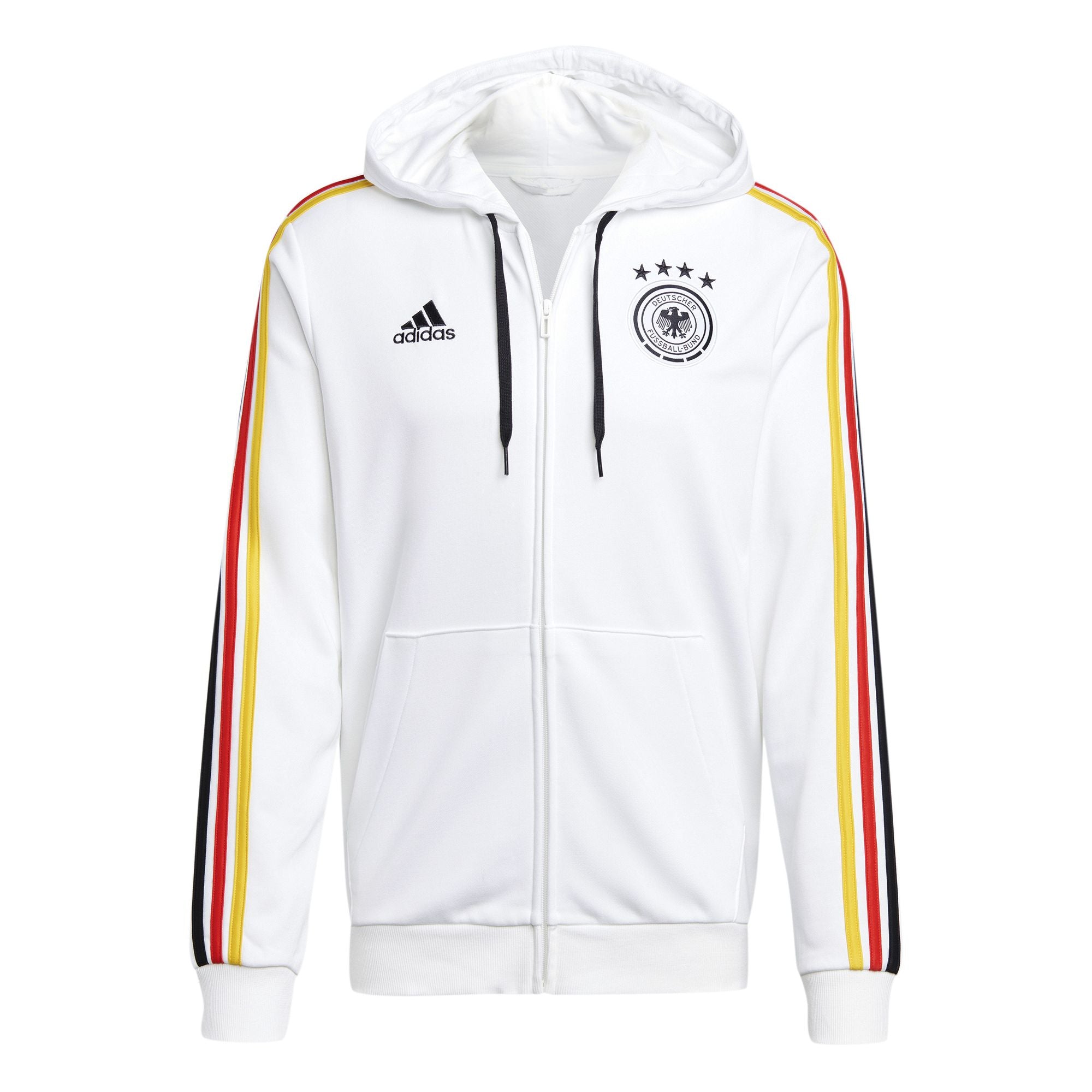 DFB DEUTSCHLAND Hoodie Jacke Herren weiß