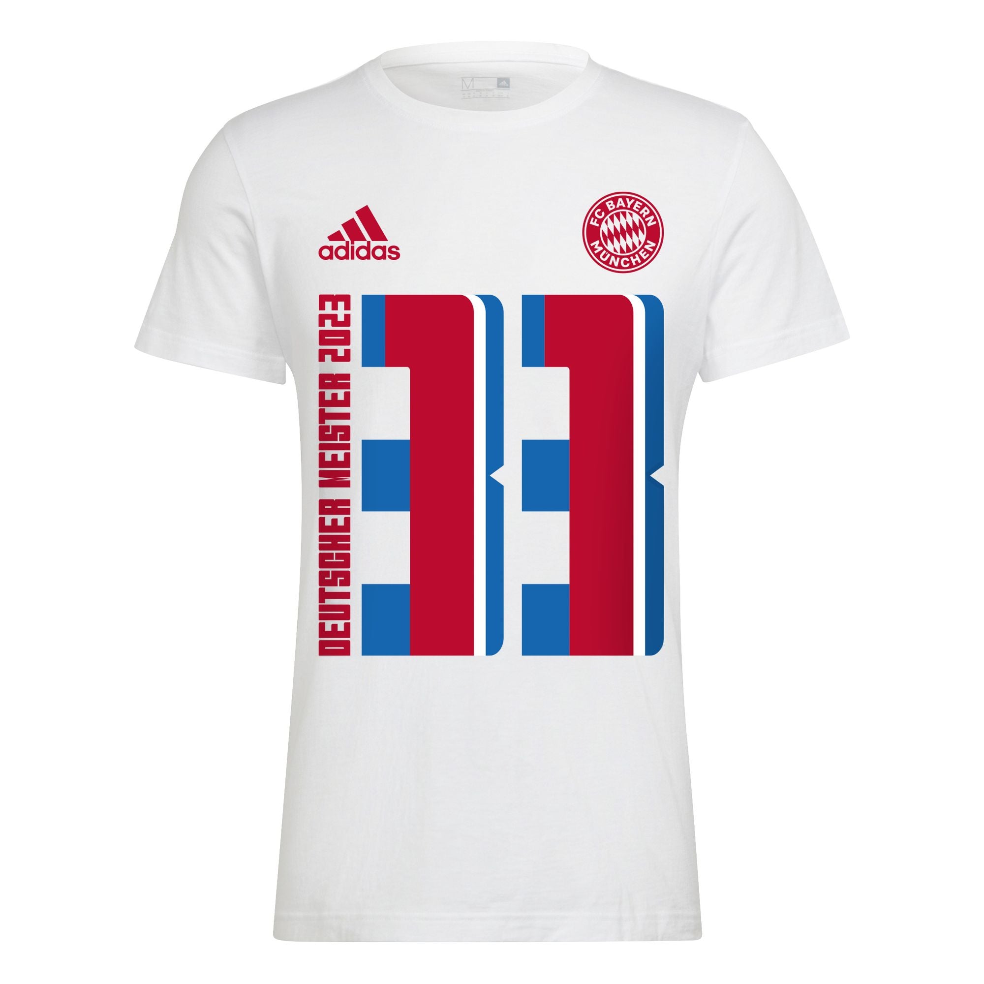 FCB BAYERN MÜNCHEN Meistershirt Herren 23 weiß