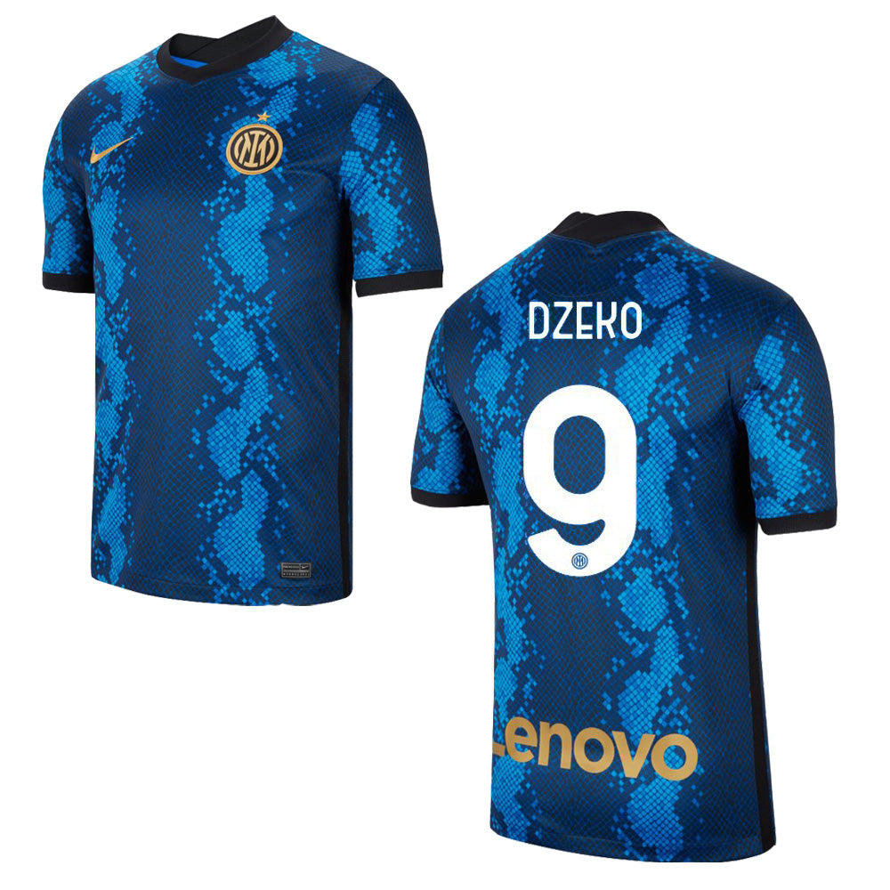 nike INTER MAILAND Trikot Home Kinder 21 / 22 - DZEKO 9