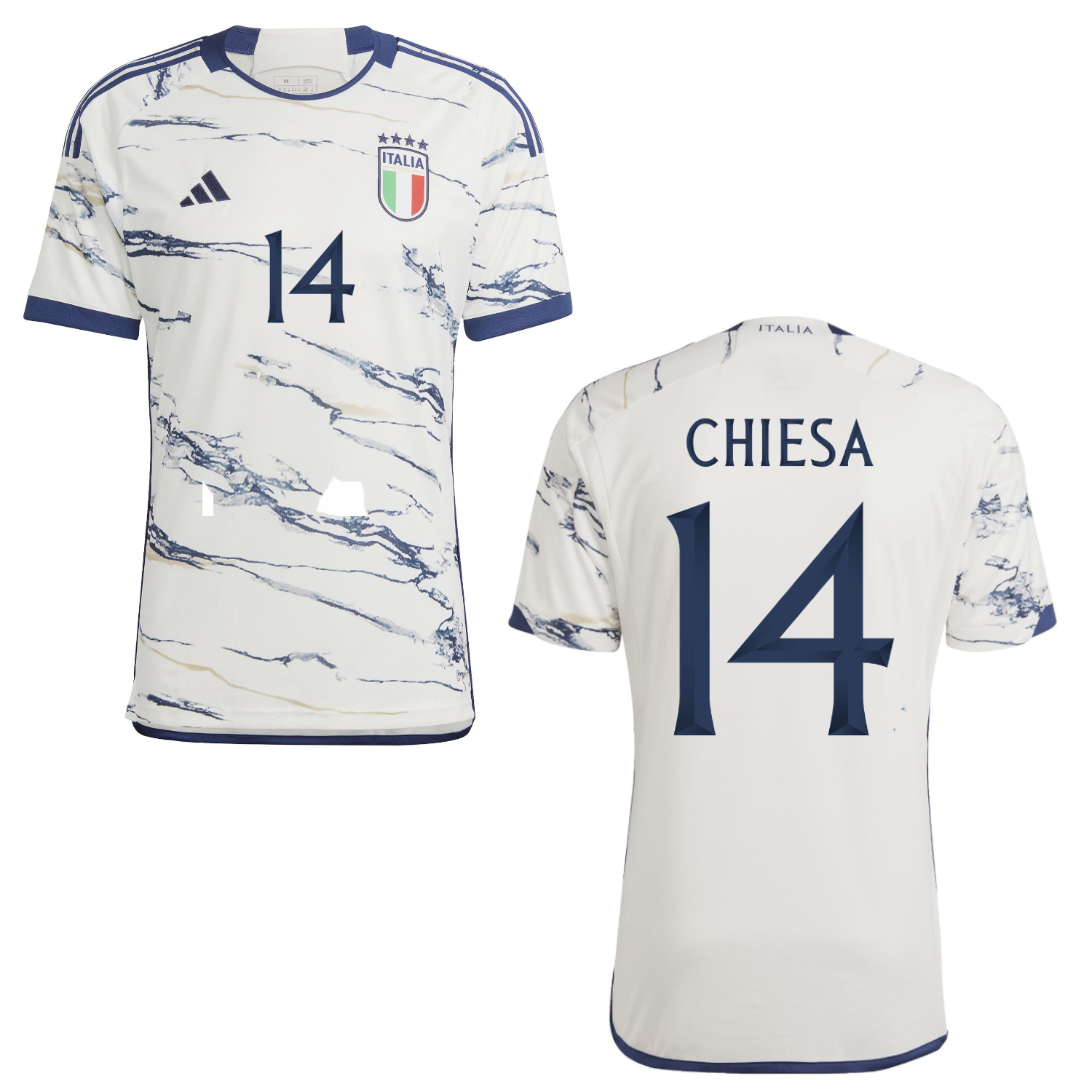 FIGC ITALIEN Trikot Away Authentic Herren 23 / 24 - CHIESA 14