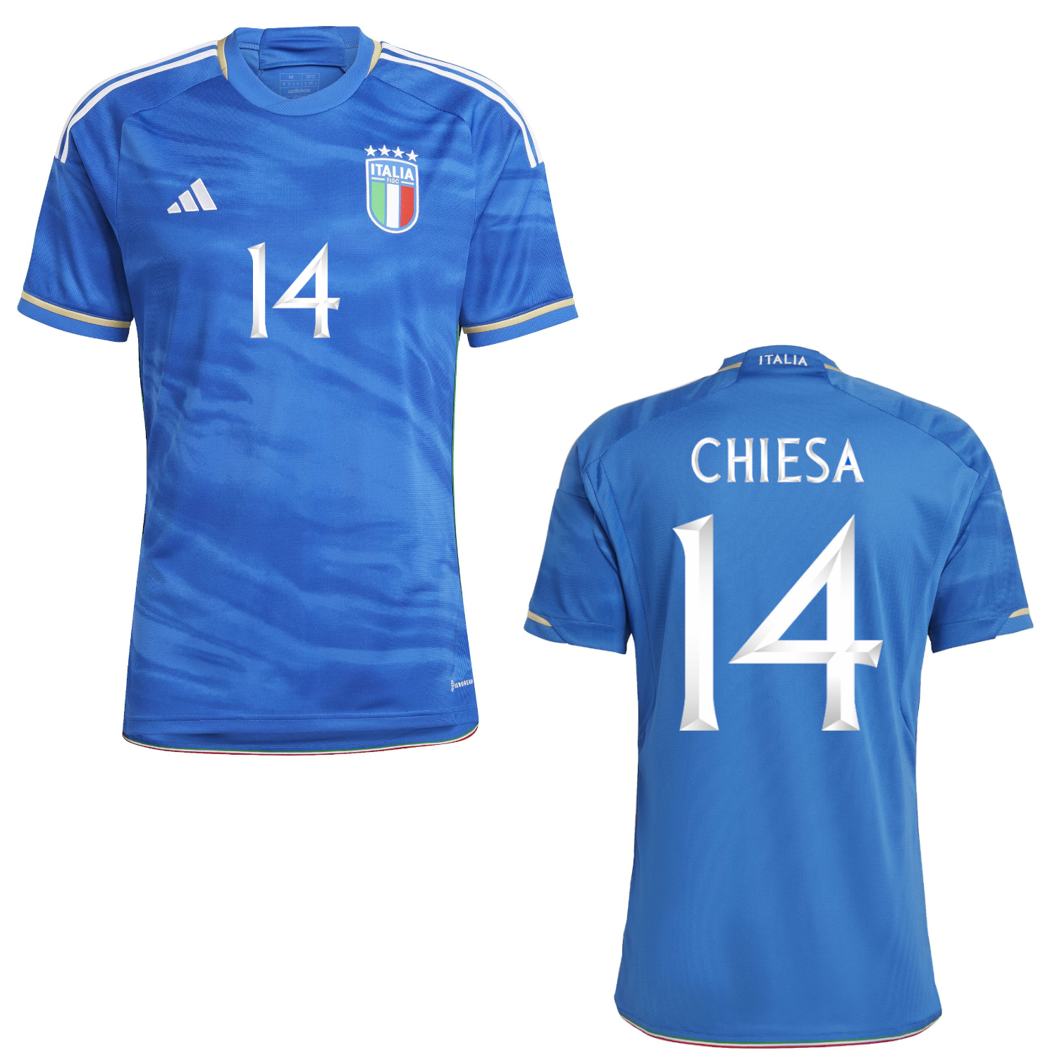 FIGC ITALIEN Trikot Home Authentic Herren 23 / 24 - CHIESA 14