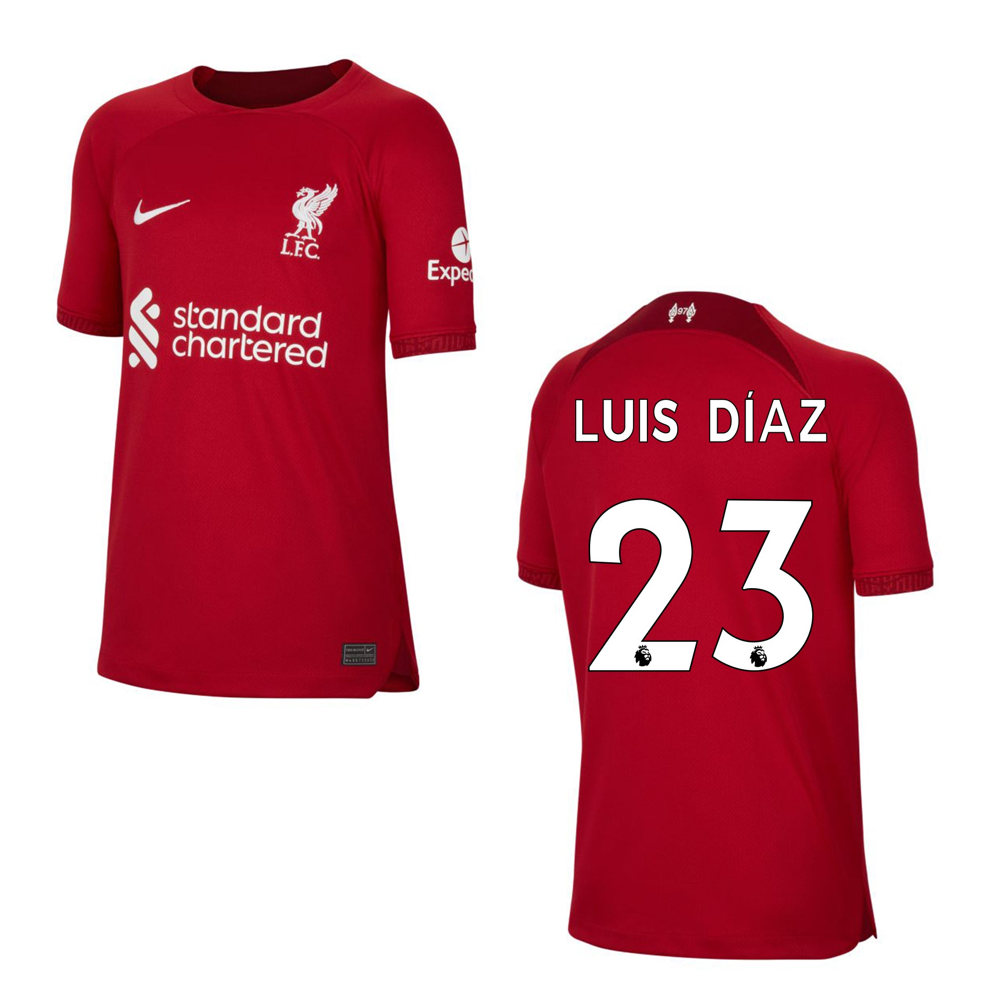 nike FC LIVERPOOL Trikot Home Kinder 22 / 23 - LUIS DIAZ 23