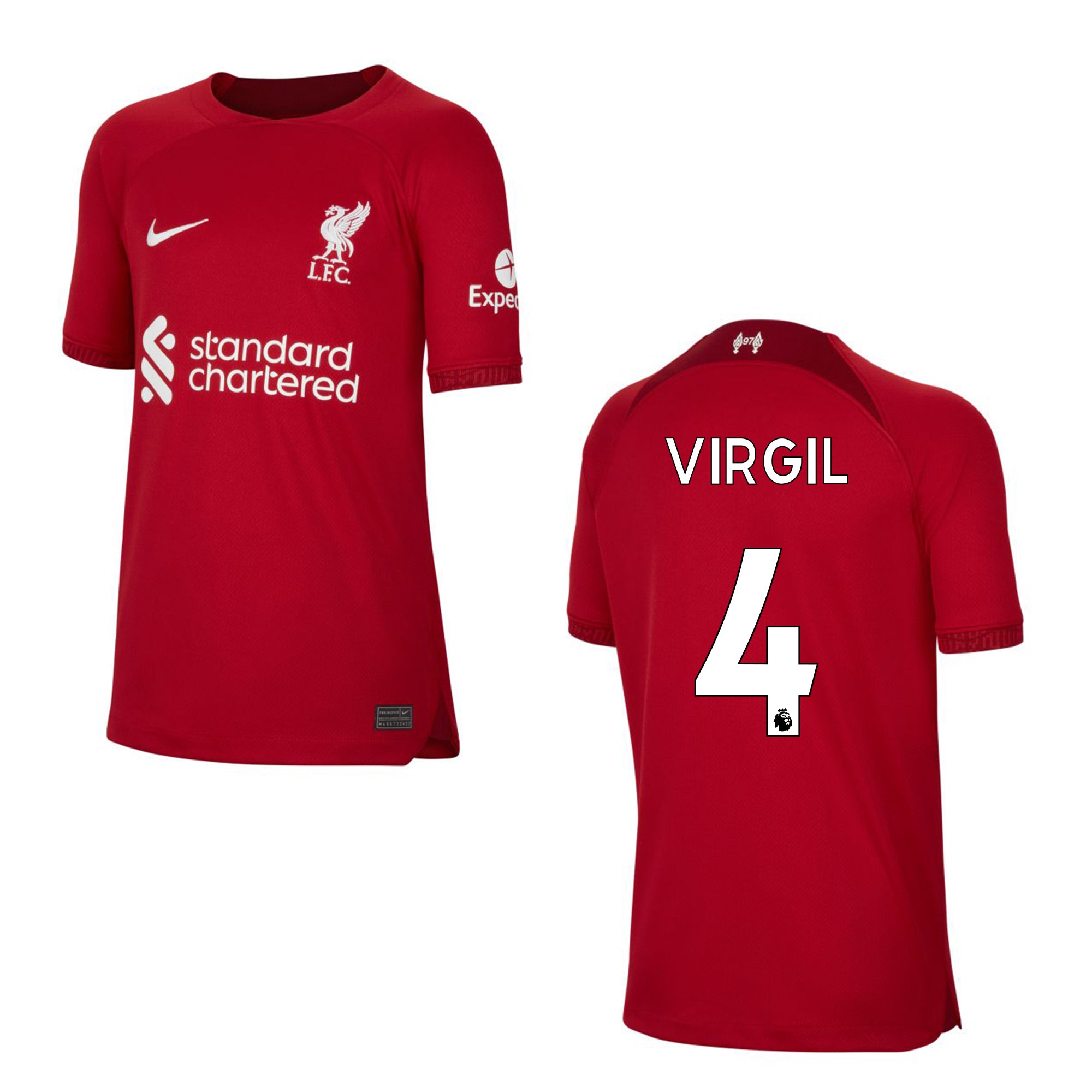 FC LIVERPOOL Trikot Home Herren 22 / 23 - VIRGIL 4