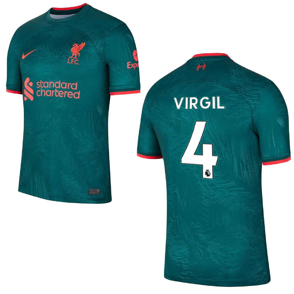 nike FC LIVERPOOL Trikot 3rd Kinder 22 / 23 - VIRGIL 4