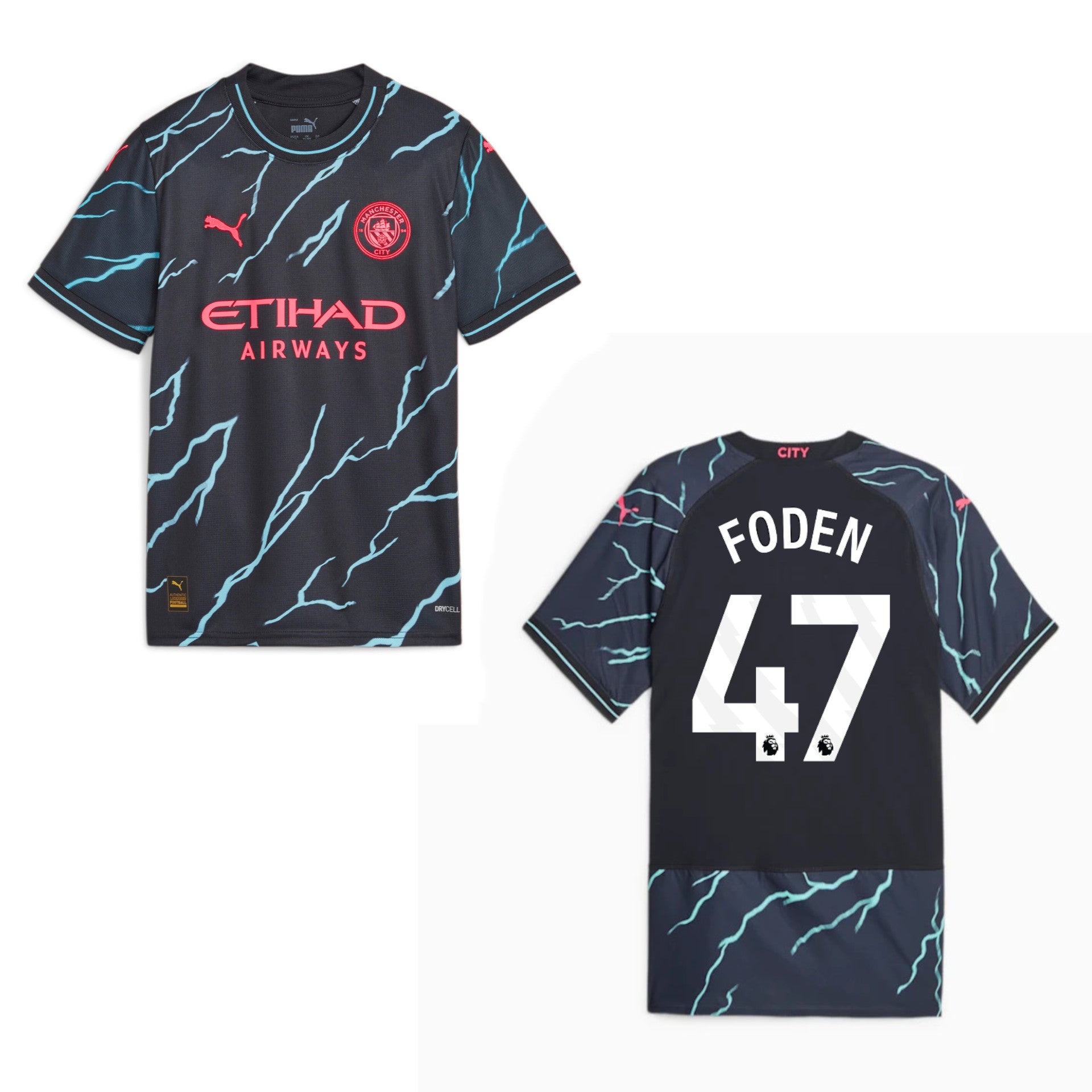 puma MANCHESTER CITY Trikot 3rd Herren 23 / 24 - FODEN 47