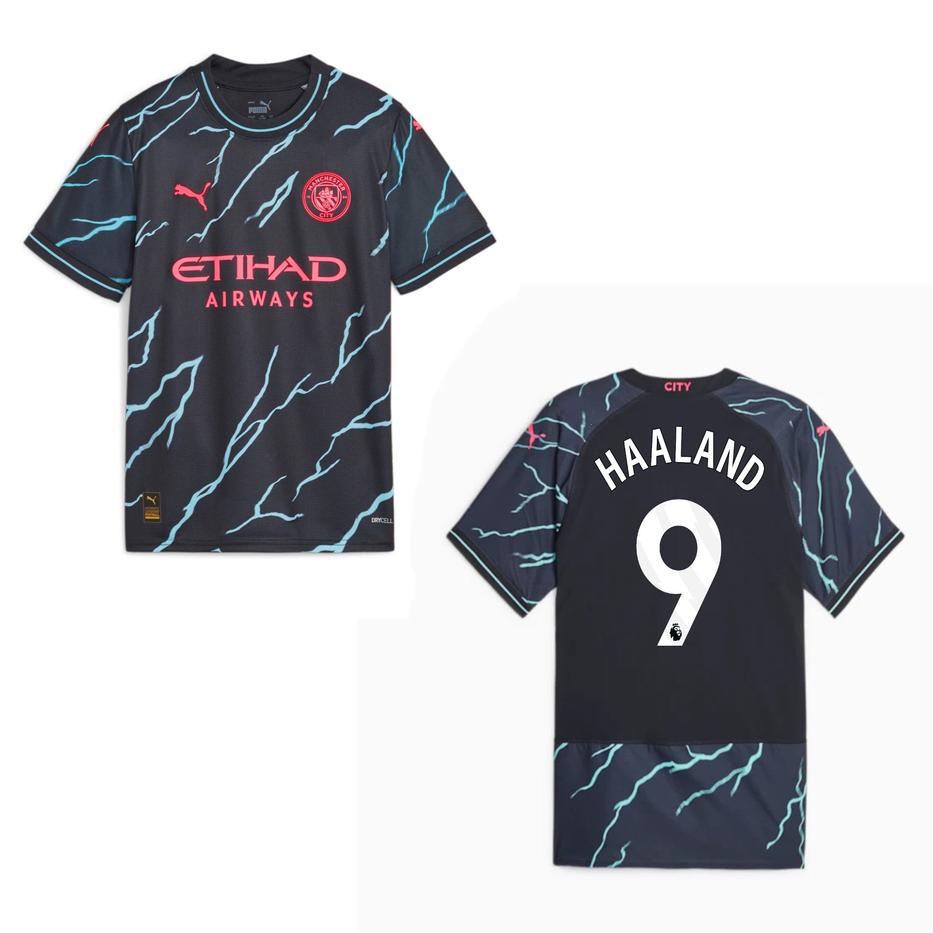 puma MANCHESTER CITY Trikot 3rd Kinder 23 / 24 - HAALAND 9