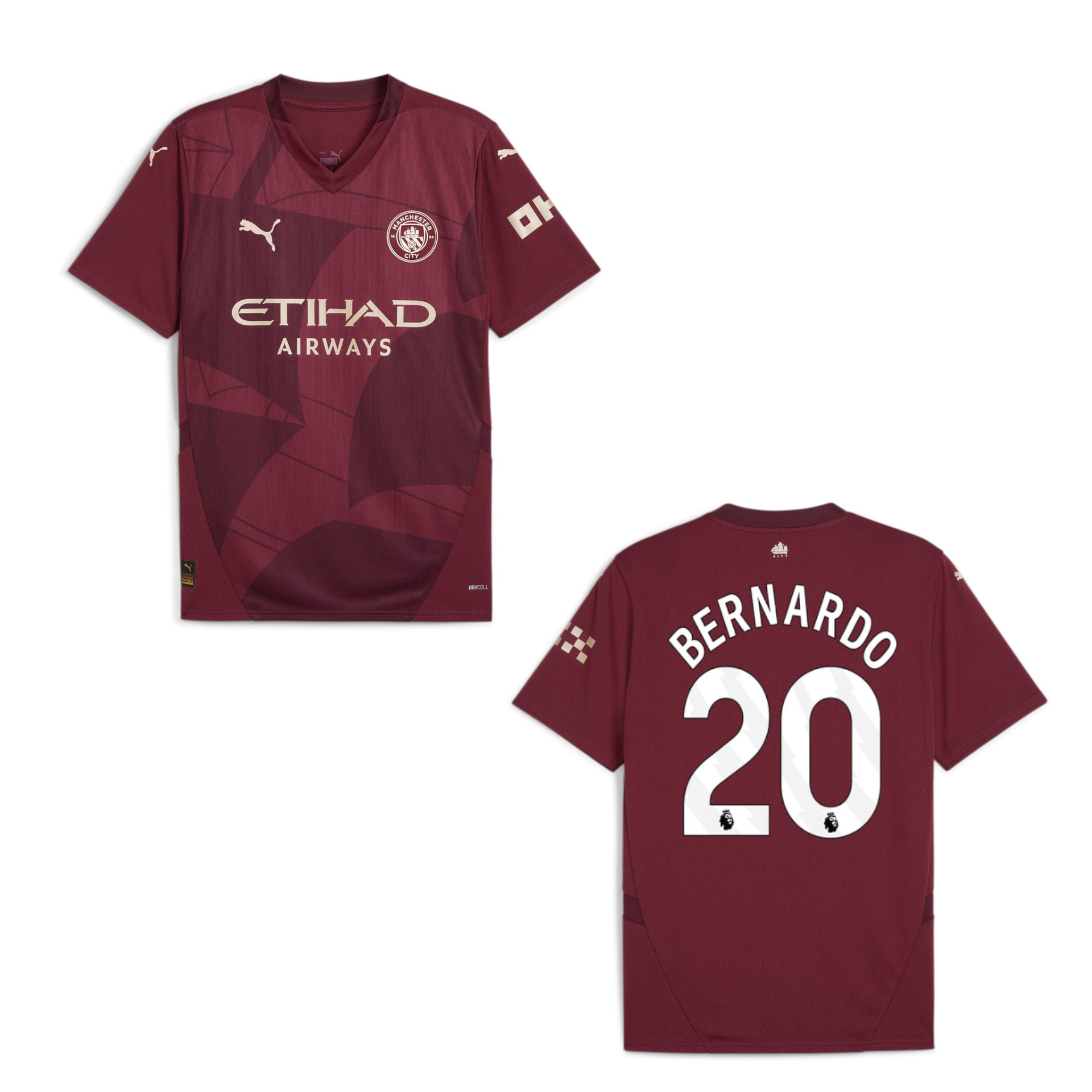 MCFC MANCHESTER CITY Trikot 3rd Kinder 24 / 25 - BERNARDO 20