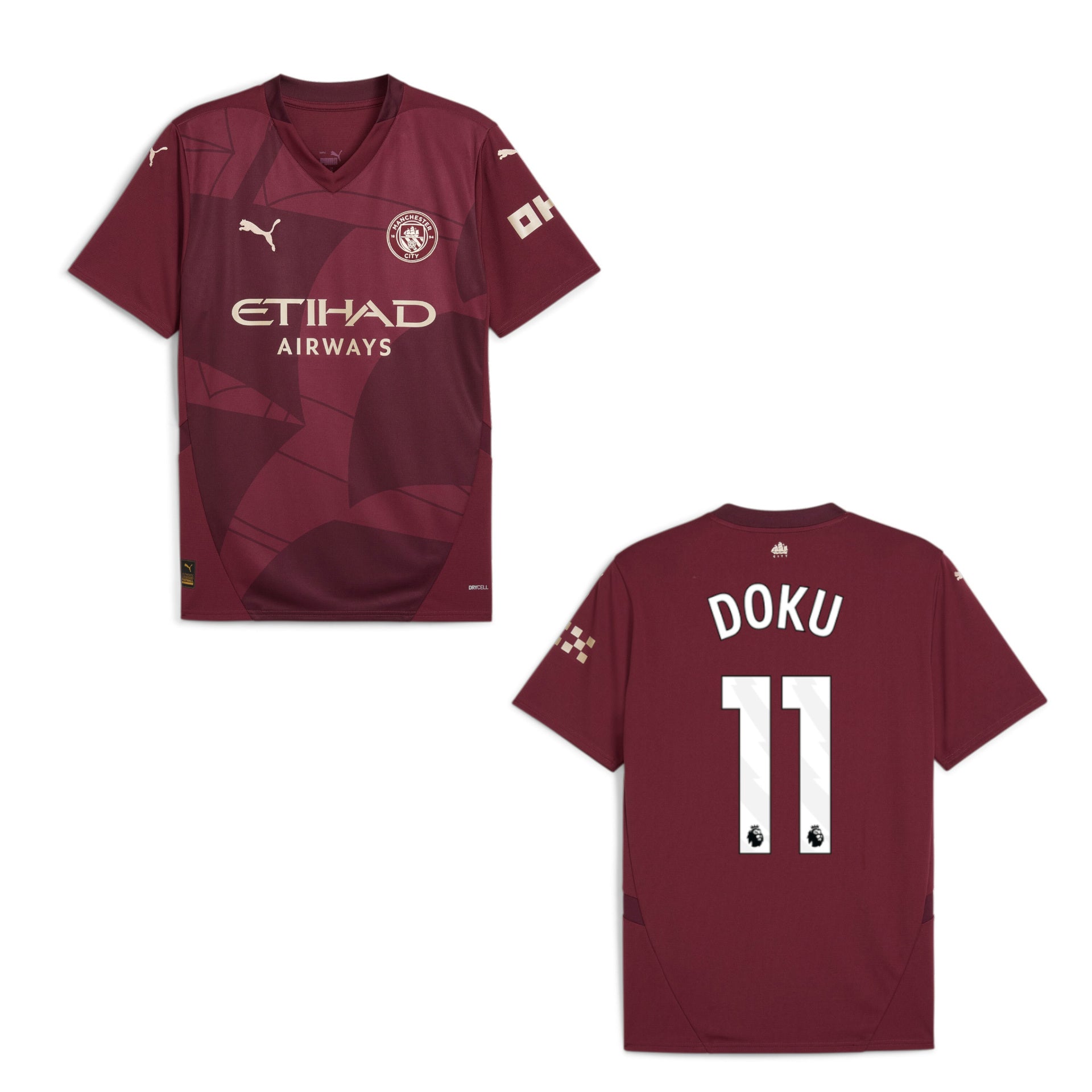 MCFC MANCHESTER CITY Trikot 3rd Kinder 24 / 25 - DOKU 11