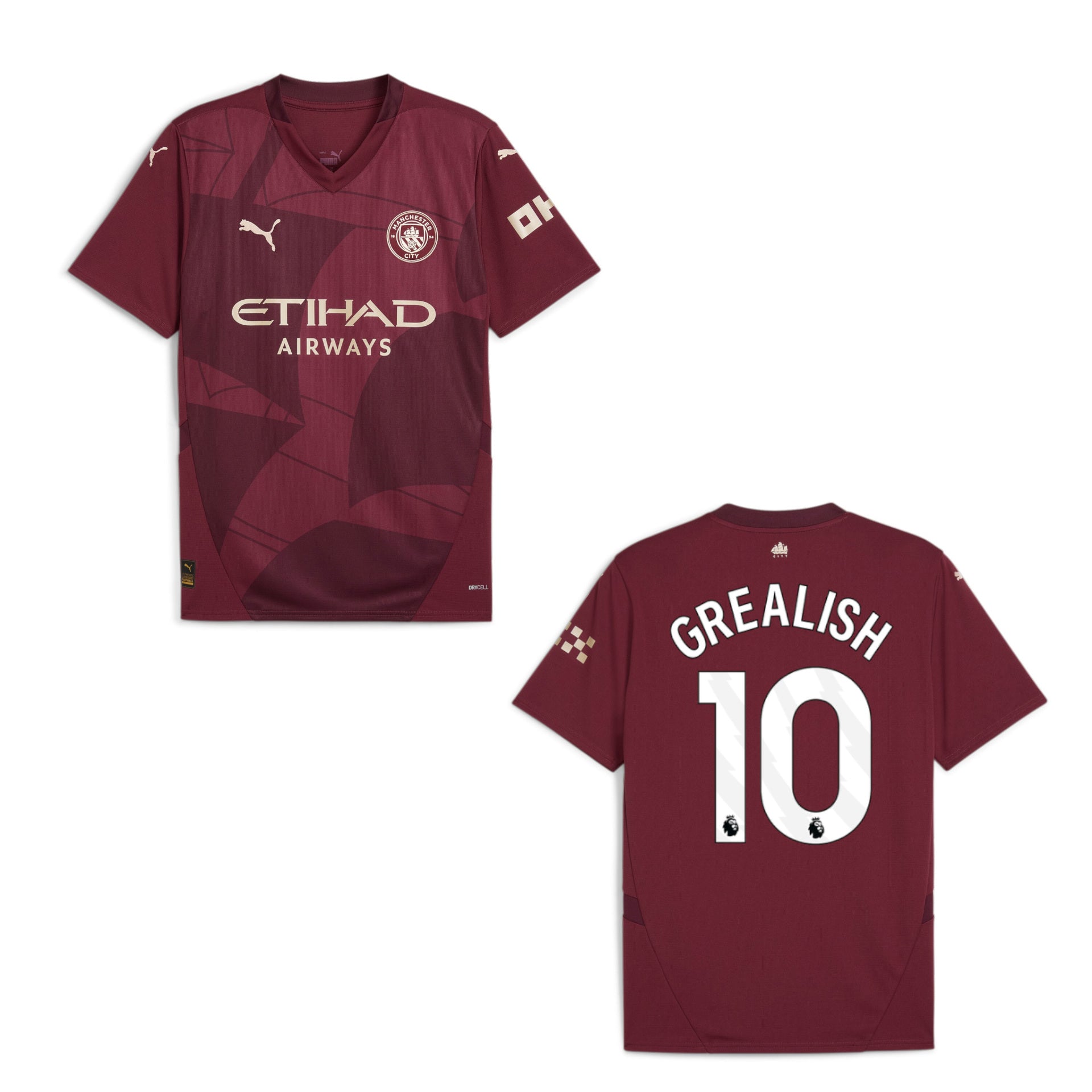 MCFC MANCHESTER CITY Trikot 3rd Kinder 24 / 25 - GREALISH 10