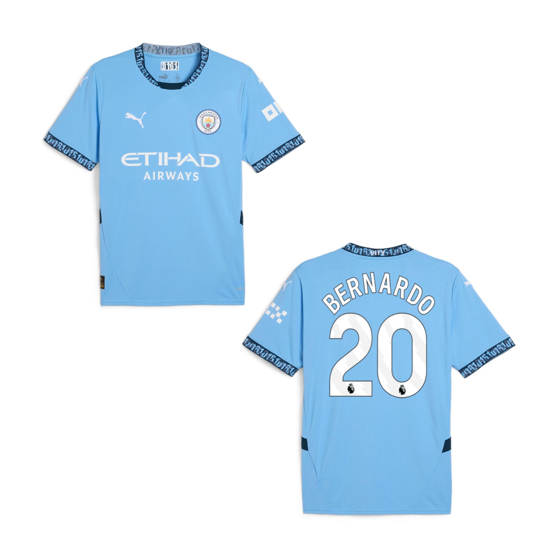 MCFC MANCHESTER CITY Trikot Authentic Home 24 / 25 - BERNARDO 20