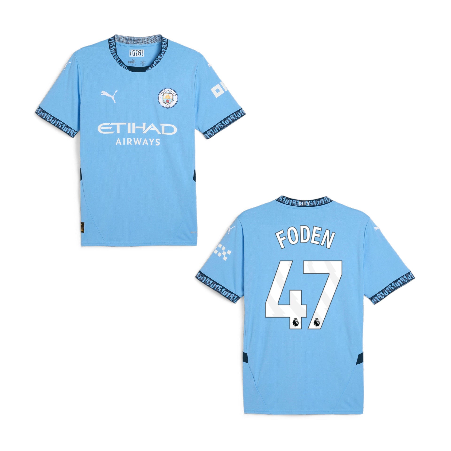 MCFC MANCHESTER CITY Trikot Authentic Home 24 / 25 - FODEN 47