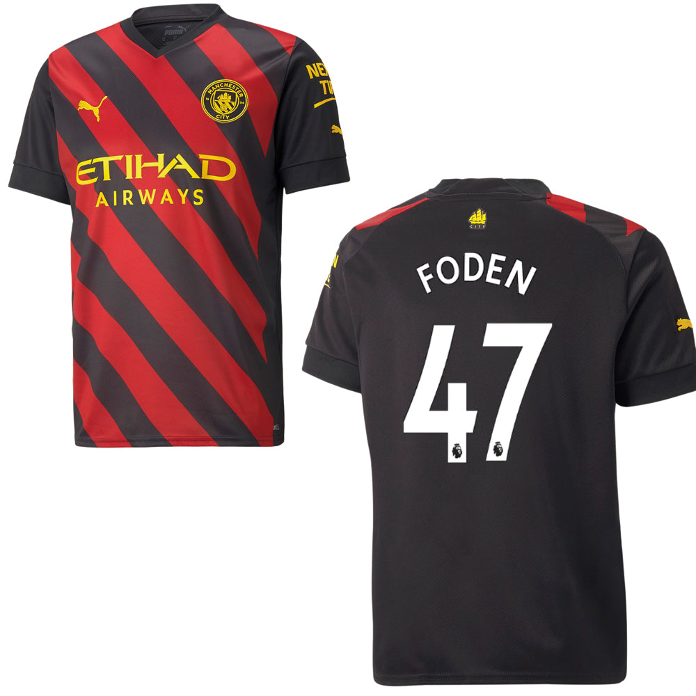 puma MANCHESTER CITY Trikot Away Kinder 22 / 23 - FODEN 47