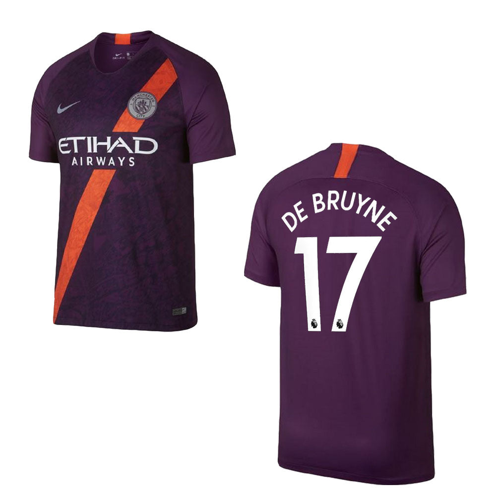 nike MANCHESTER CITY Trikot 3rd Herren 2018 / 2019 - DE BRUYNE 17