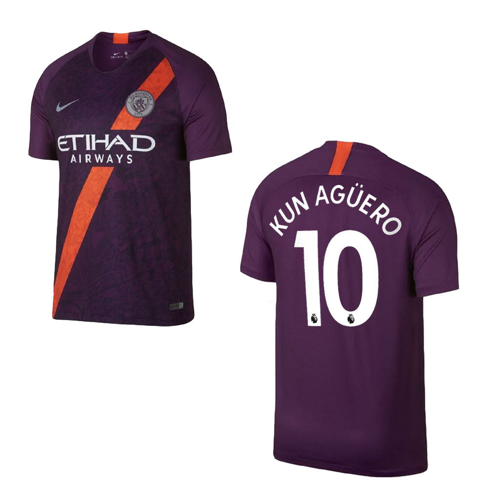 MANCHESTER CITY Trikot 3rd Herren 2018 / 2019 - KUN AGÜERO 10