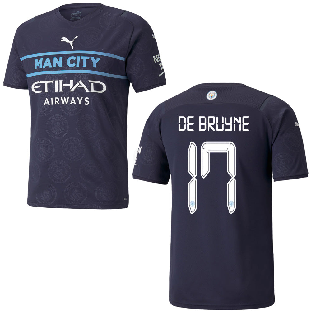 puma MANCHESTER CITY Trikot 3rd Herren 21 / 22 - DE BRUYNE 17 - CL