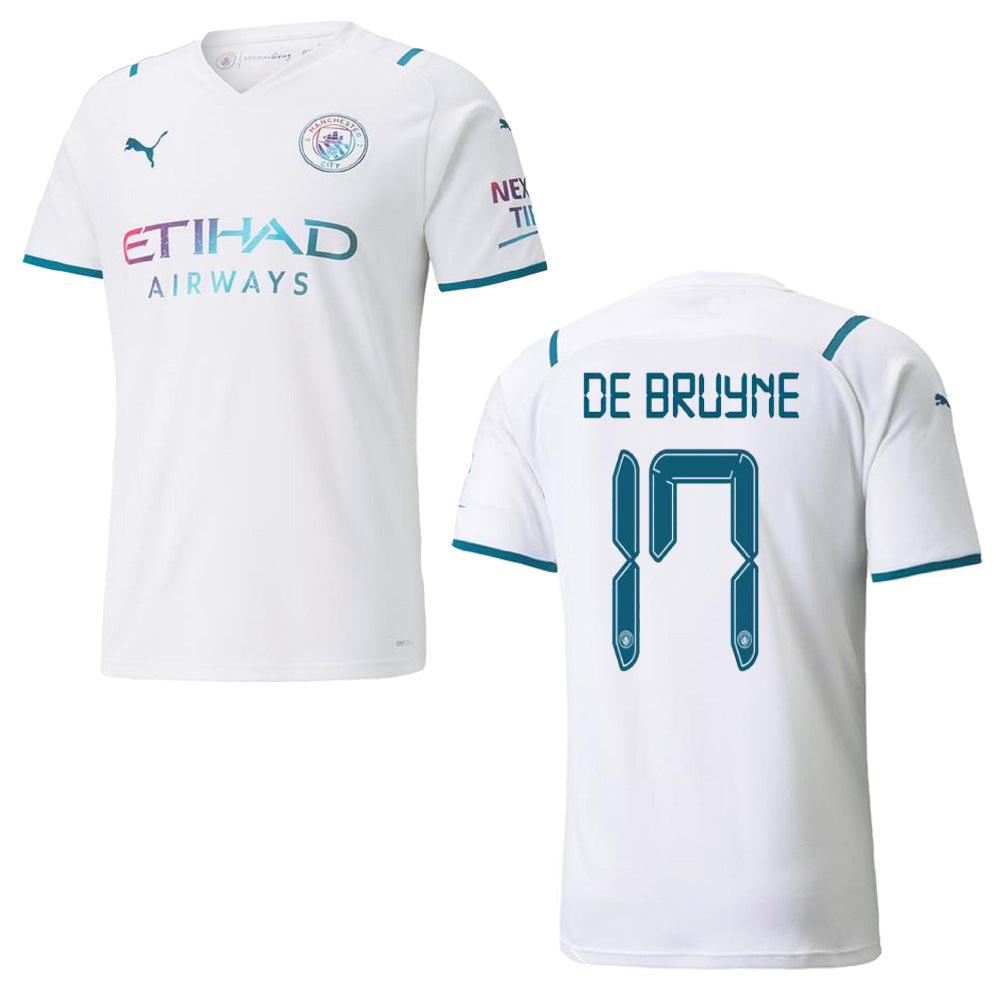 puma MANCHESTER CITY Trikot Away Kinder 21 / 22 - DE BRUYNE 17 - CL