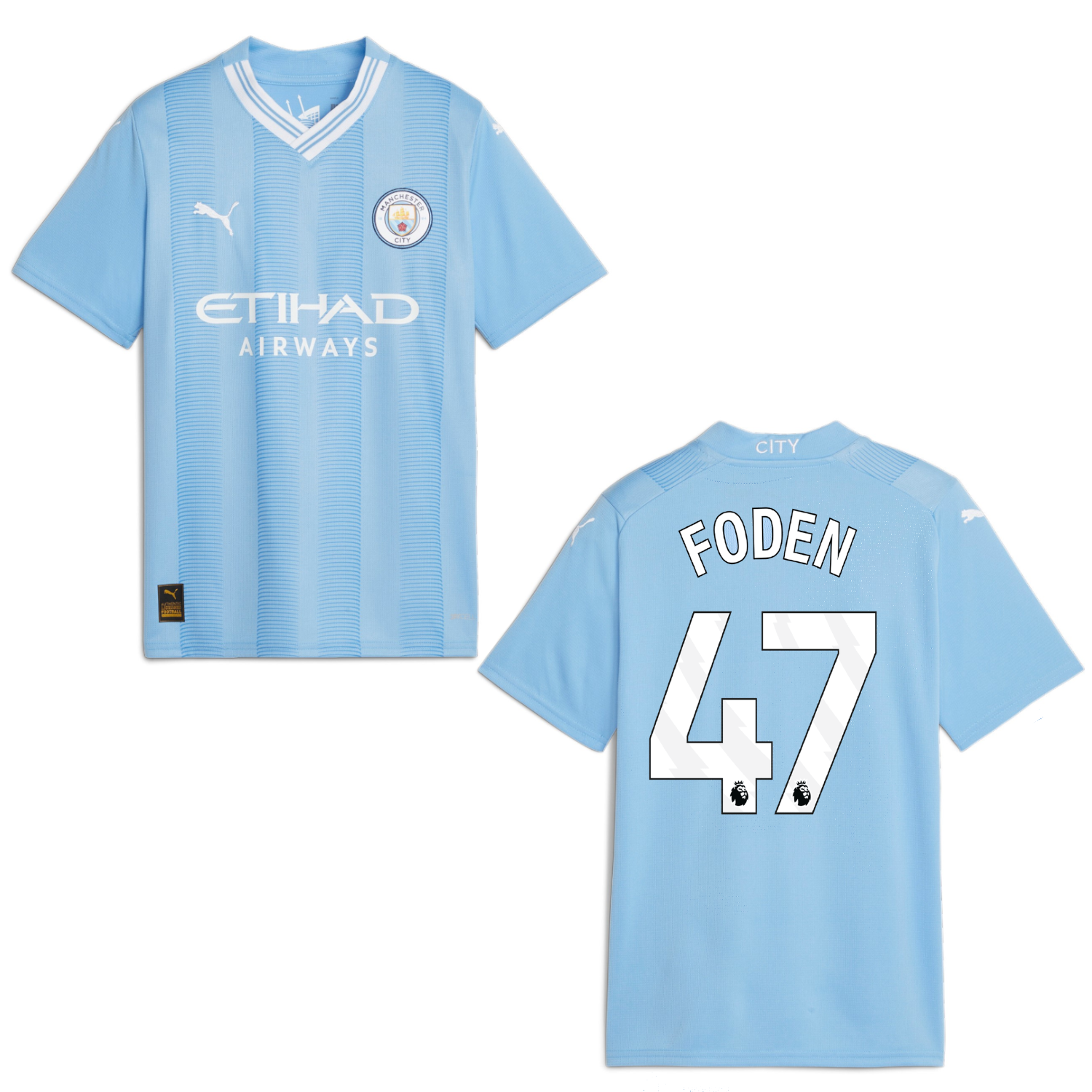 puma MANCHESTER CITY Trikot Home Kinder 23 / 24 - FODEN 47