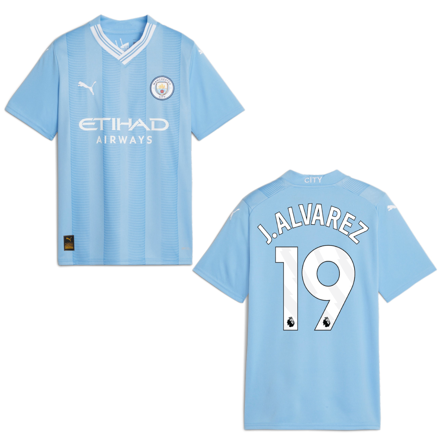 puma MANCHESTER CITY Trikot Home Herren 23 / 24 - J.ALVARES 19