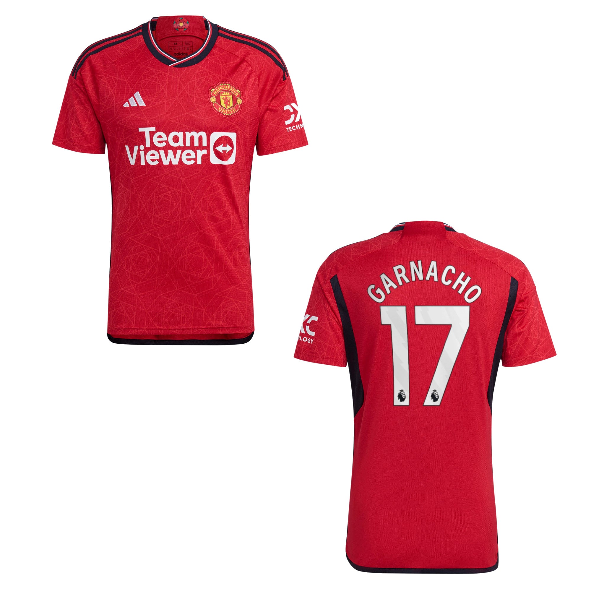 adidas MANCHESTER UNITED Trikot Home Kinder 23 / 24 - GARNACHO 17