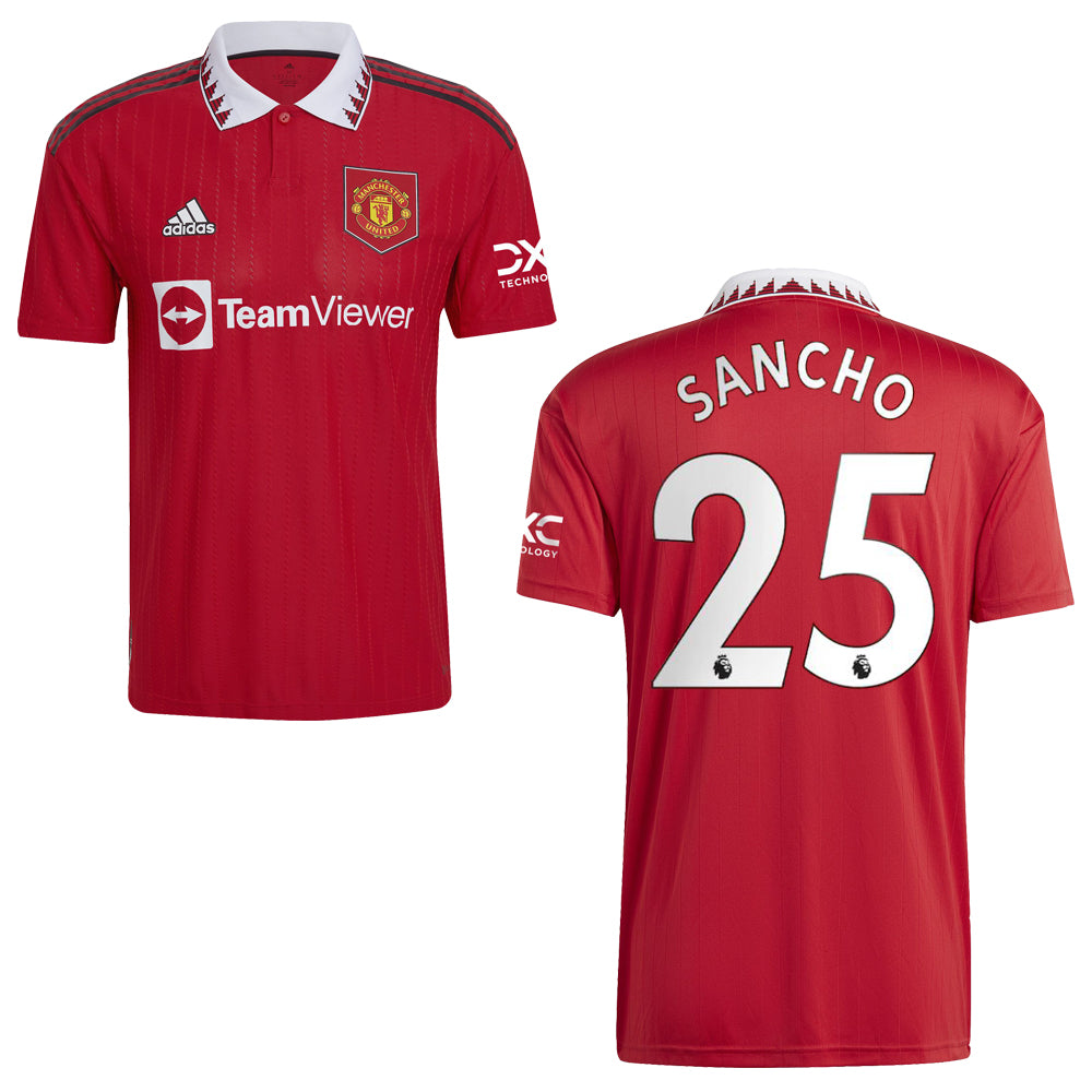 MANCHESTER UNITED AUTHENTIC Trikot Home Herren 22 / 23 - SANCHO 25