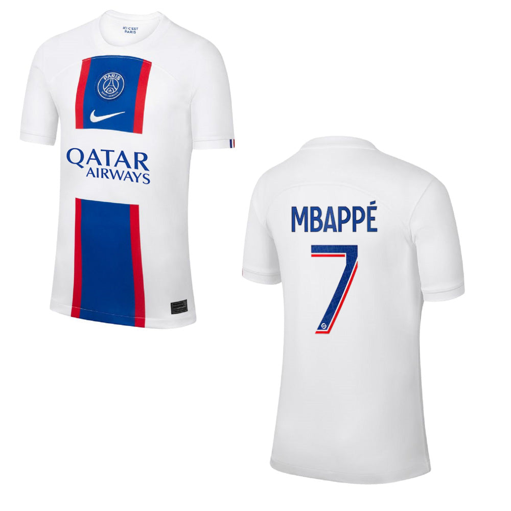 nike PSG PARIS SAINT-GERMAIN Trikot Authentic 3rd Herren 22 / 23 - MBAPPÉ 7