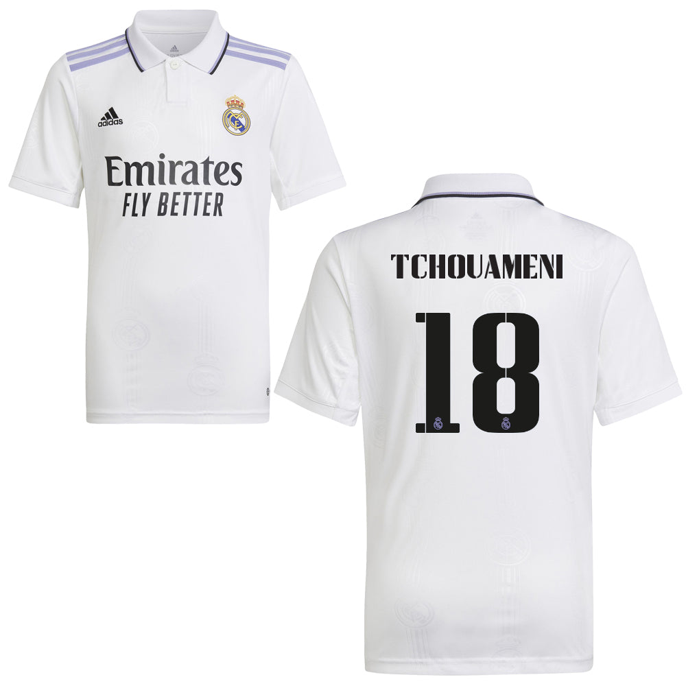 REAL MADRID Trikot Home Kinder 22 / 23 - TCHOUAMENI 18