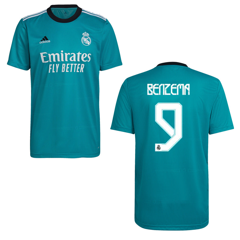 adidas REAL MADRID Trikot 3rd Herren 21 / 22 - BENZEMA 9