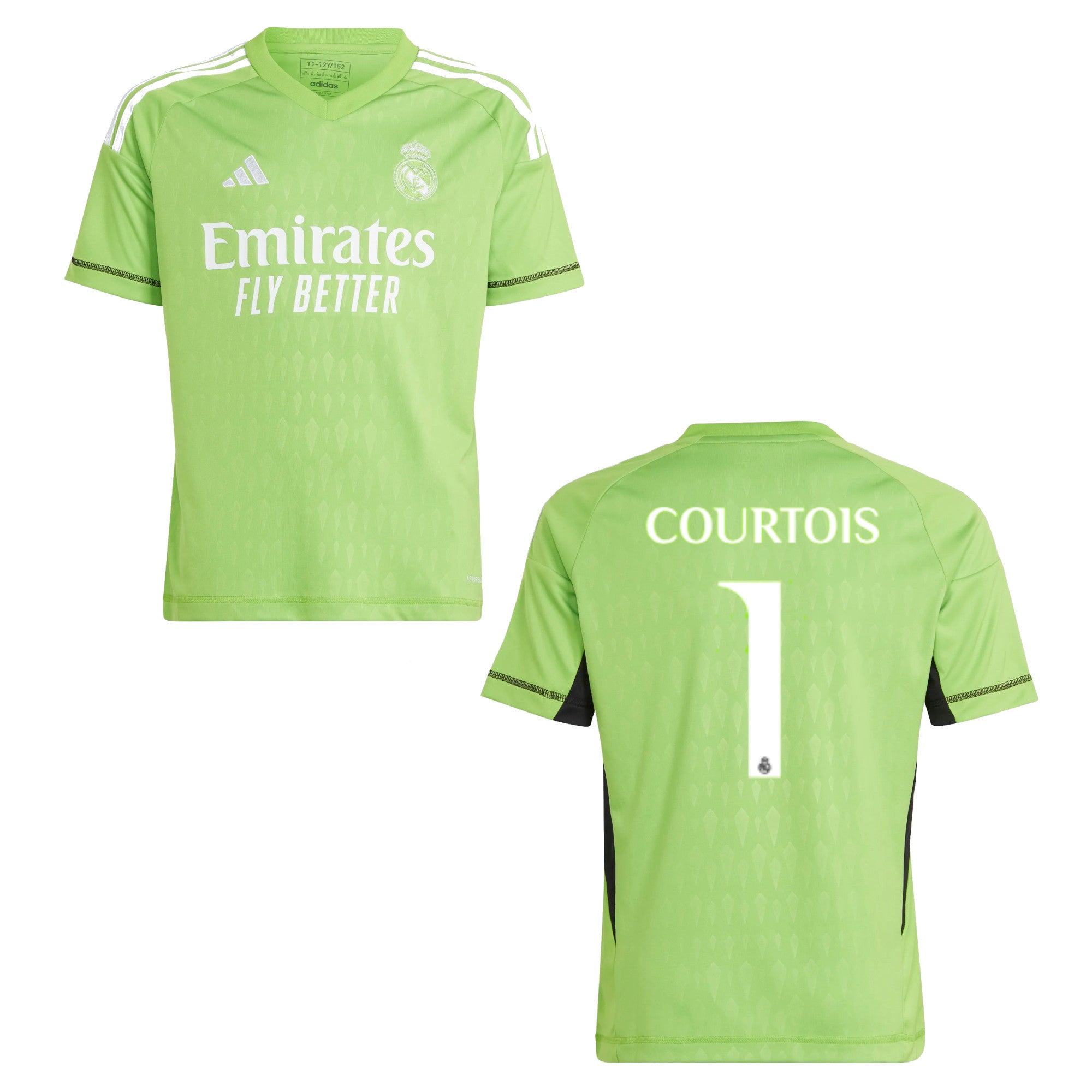 REAL MADRID Trikot Torwart Kinder 23 / 24 - COURTOIS 1