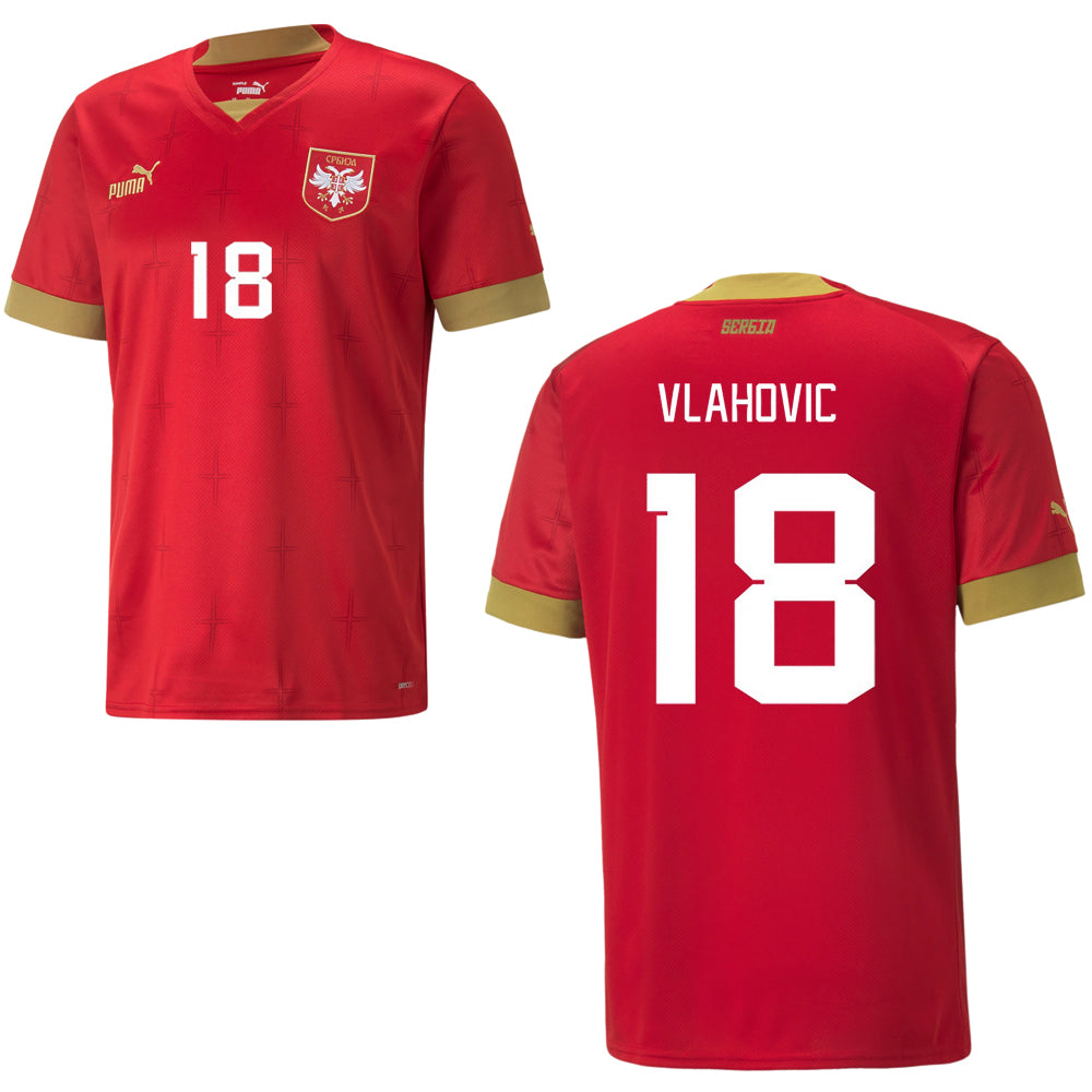 puma SERBIEN Trikot Home Kinder WM 2022 - VLAHOVIC 9