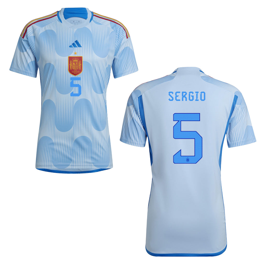 FEF SPANIEN Trikot Away Authentic Herren WM 2022 - SERGIO 5