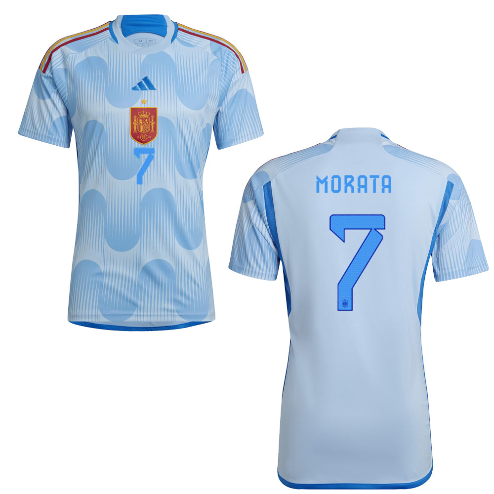 FEF SPANIEN Trikot Away Authentic Herren WM 2022 - MORATA 7