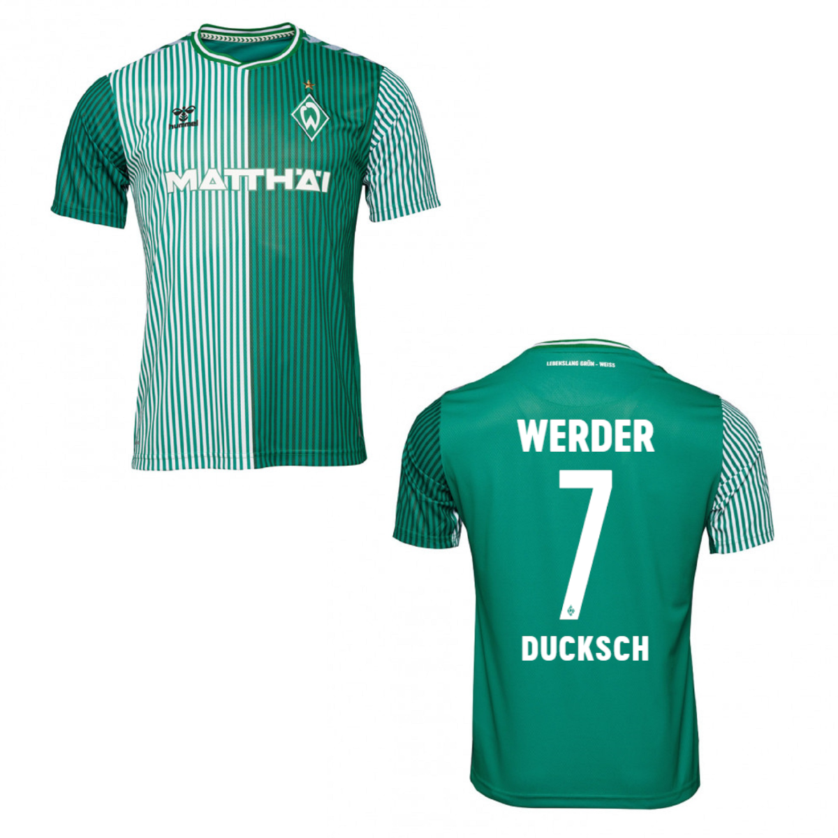 hummel SV WERDER BREMEN Trikot Home Herren 23 / 24 - DUKSCH 7