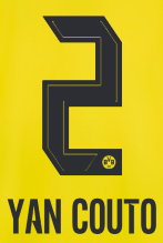 Original BVB Borussia Dortmund Trikot-Flock - YAN COUTO 2