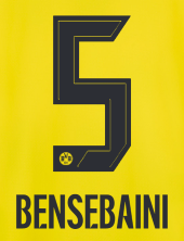 Original BVB Borussia Dortmund Trikot-Flock - BENSEBAINI 5